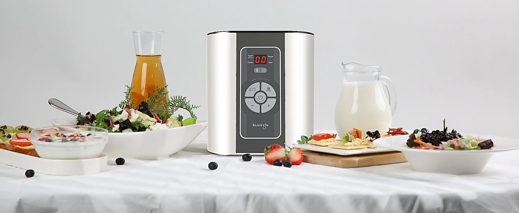 Yoghurt & Cheese Maker Machine NZ - Automatic System — Kuvings NZ